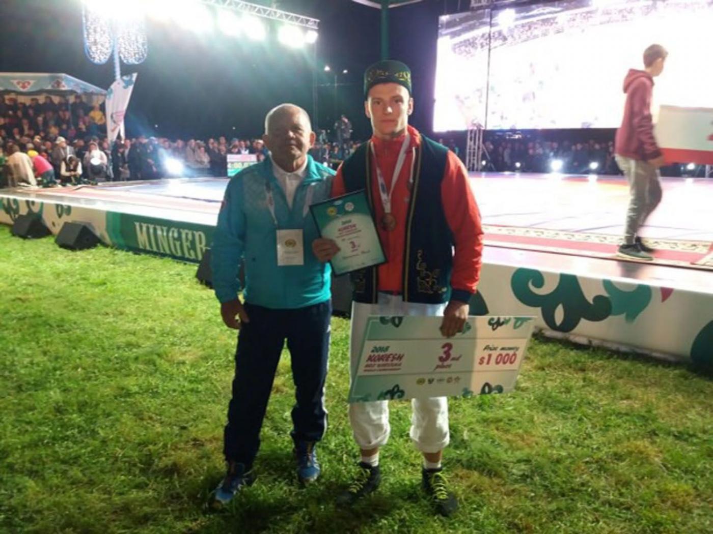 Павел Шамонин стал призером Чемпионата мира по борьбе корэш